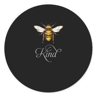 Vintage Be Kind - Bumblebee Bee Kind Kindness Gift Classic Round Sticker