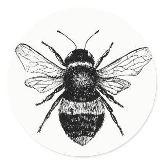 Vintage Bee Sticker Collection