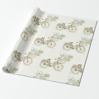 Vintage Bicycle with Flowers