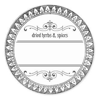 Vintage Blank Herbs and Spices Labels