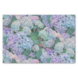 Vintage Blue Hydrangea Floral Decoupage Tissue Paper