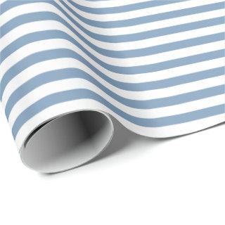 Vintage Blue | White Stripe