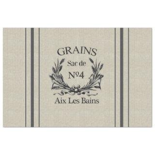 Vintage Burlap Grain Sack Tissue Paper 20' x 30"