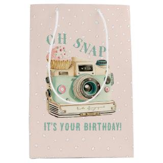 Vintage Camera | Oh Snap! Medium Gift Bag