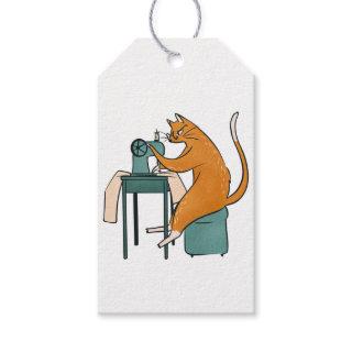 Vintage Cat Sewing Gift Tags
