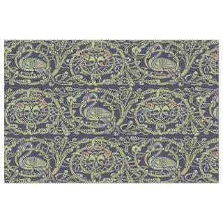 Vintage Celtic Knot Peacock Birds Pattern Frieze Tissue Paper