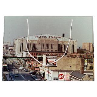 Vintage Chicago Stadium Rock Concert Venue 1968 Large Gift Bag