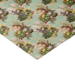 Vintage Chipmunks Woodland Tissue Paper
