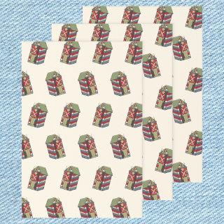 Vintage Christmas Pattern, Nutcracker Toy Soldier  Sheets