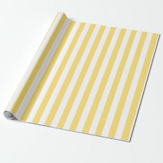Vintage Classic Yellow & White Stripes