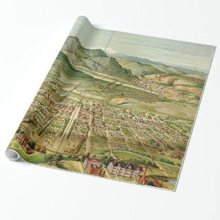 Vintage Colorado Springs and Pikes Peak Map (1890)