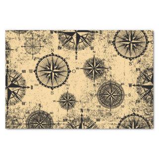 Vintage Compass Symbols Tissue Paper