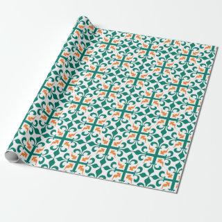 Vintage Cross of Lilies Pattern