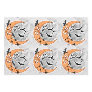Vintage Dark Gothic Flamingo Skeleton Halloween  Sheets