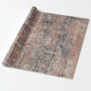 Vintage Distressed Abstract Antique Brown