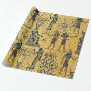 Vintage Egyptian Ornament with Lapiz Lazuli