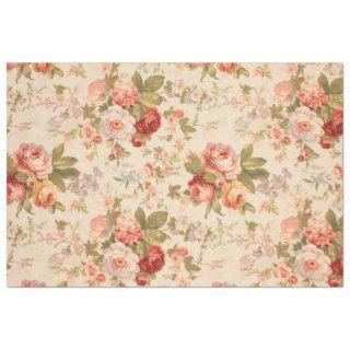 Vintage Elegant Modern Floral Tissue Paper