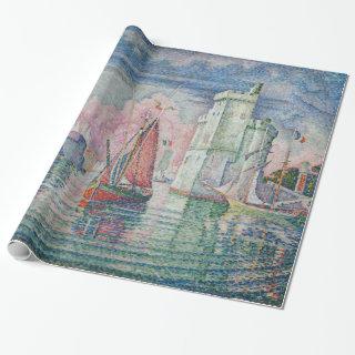 Vintage Entrée du port de la Rochelle Paul Signac