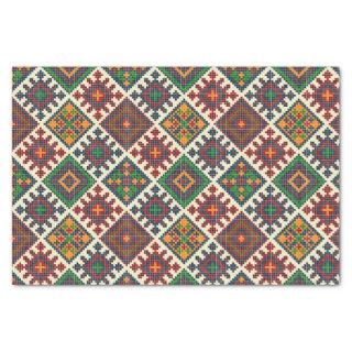 Vintage European Embroidery Abstract Pattern   Tissue Paper