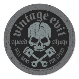 Vintage Evil VE014 Classic Round Sticker