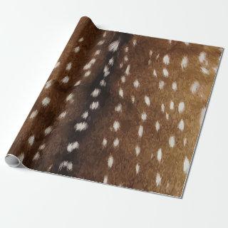 Vintage Exotic Axis Deer Hide Print