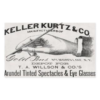 Vintage Eye Glasses Sticker