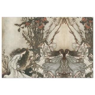 Vintage Fairytale Cottagecore Fairy Arthur Rackham Tissue Paper