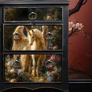 Vintage Fantasy Pegasus Paper Crafting Decoupage