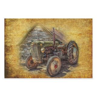 Vintage Farm Tractor Old Barn Shed  Sheets