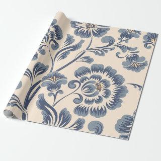 Vintage flower seamless pattern element. Elegant t