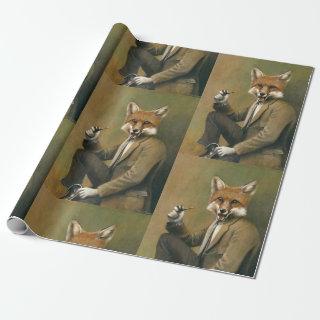 Vintage Fox In Suit Gift