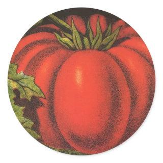 Vintage Fruit Crate Label Art, Wayne Co Tomatoes