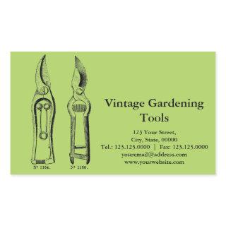 VINTAGE Gardening Tools Pruners Custom R Sticker