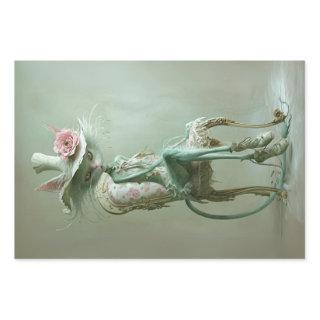 Vintage Gatsby Cats Sage Green Decoupage   Sheets