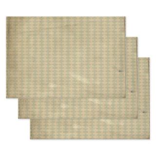Vintage Green Diamond Pattern  Sheets