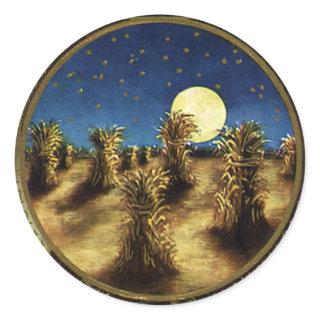 Vintage Holidays, A Glad Thanksgiving Day Classic Round Sticker