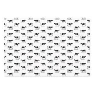 Vintage Holstein Cows CUSTOM BACKGROUND COLOR  Sheets