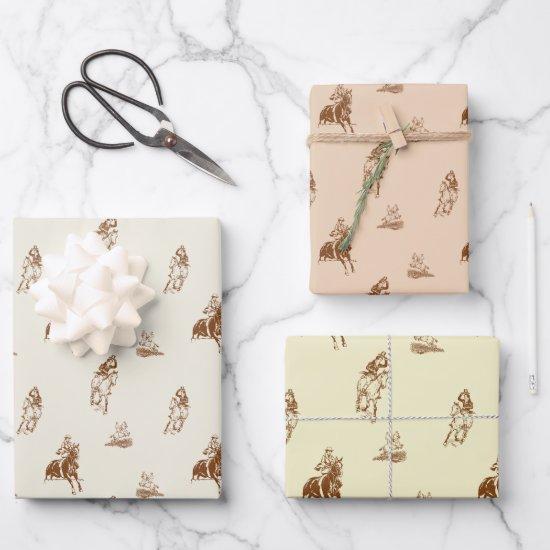 Vintage Horseback Riding Pattern  Sheets