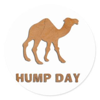 VINTAGE HUMP DAY CAMEL CLASSIC ROUND STICKER