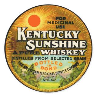 Vintage Kentucky Whiskey Label