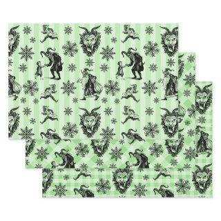 Vintage Krampus Illustration   Sheets