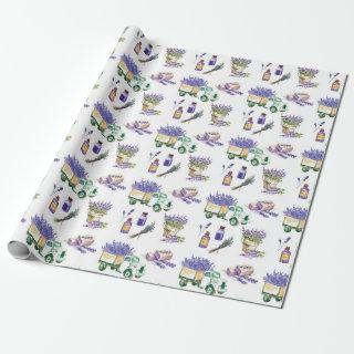 Vintage Lavender Fields of Provence