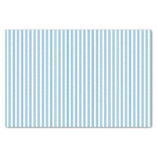 Vintage Look Blue Ticking Stripe Gift Wrapping Tissue Paper