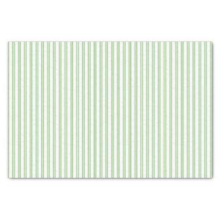 Vintage Look Green Ticking Stripe Gift Wrapping Tissue Paper