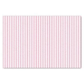 Vintage Look Pink Ticking Stripe Gift Wrapping Tissue Paper
