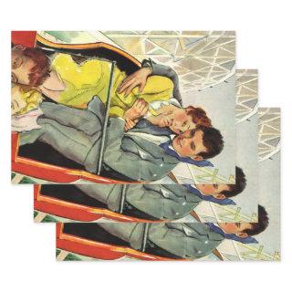 Vintage Love and Romance, Roller Coaster Ride  Sheets