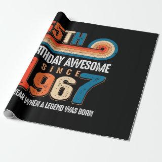 Vintage Made In 1967 55th  Birthday The Legend
