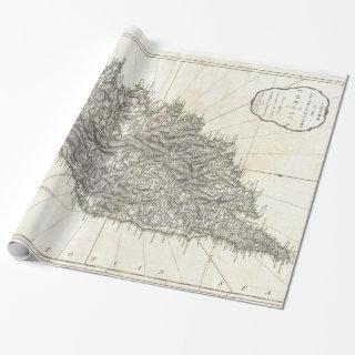 Vintage Map of Corsica (1794)