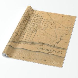 Vintage Map of Florence Alabama (1840)
