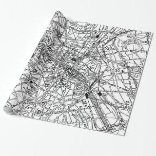 Vintage Map of Paris (1911)